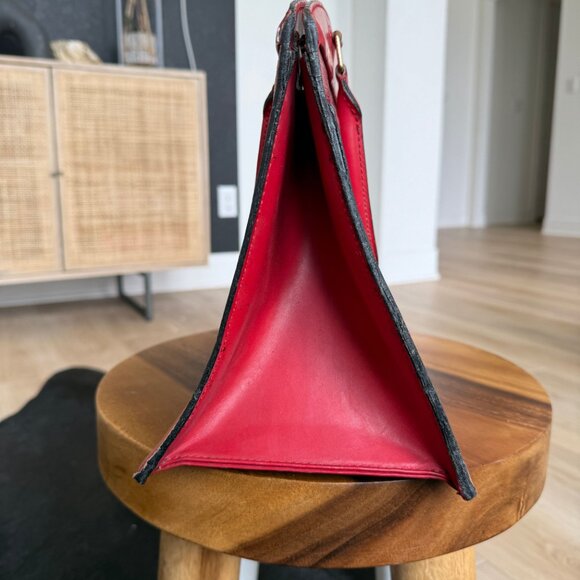 Louis Vuitton Epi Riviera Handbag Red - Picture 4 of 10